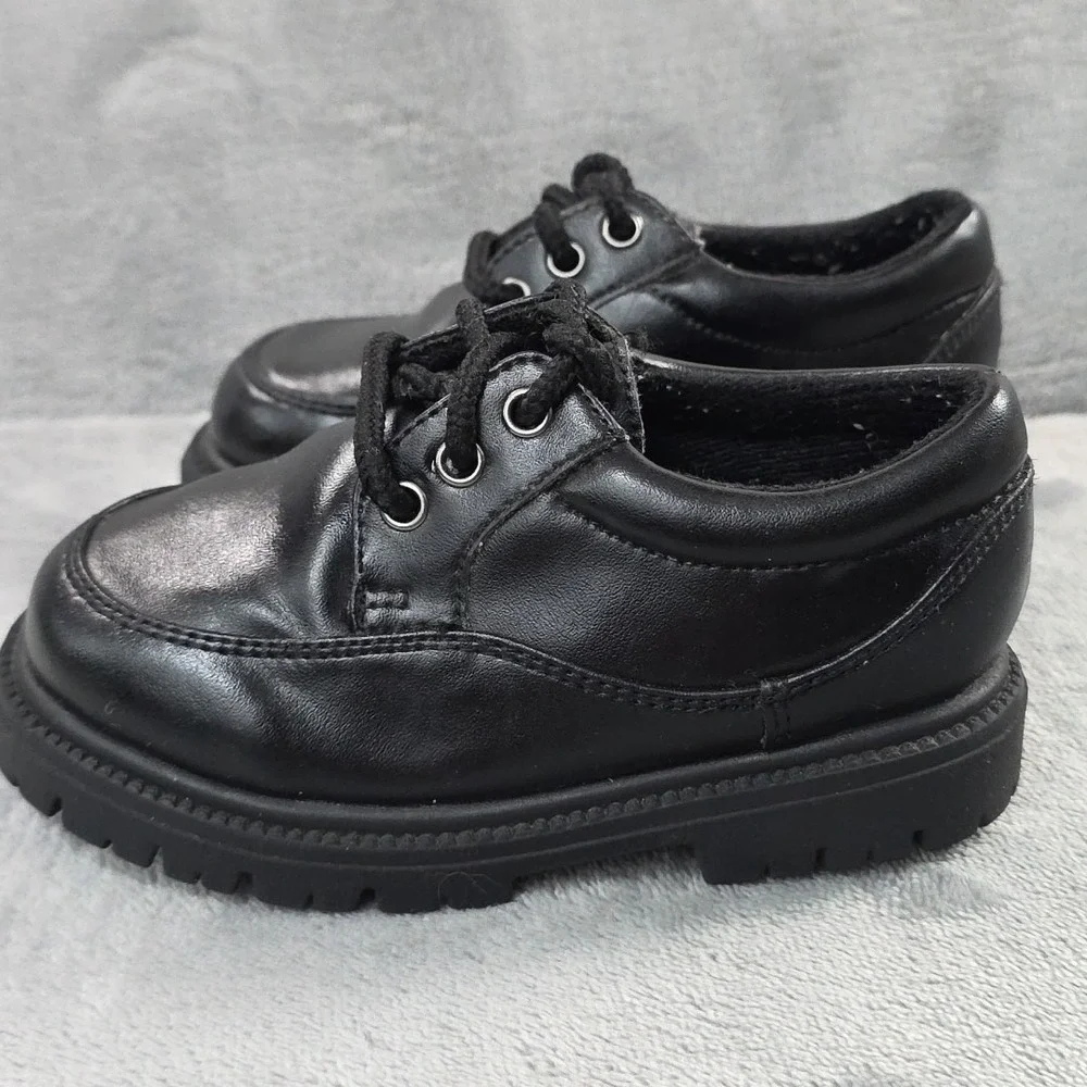 Young Classics Dress Boots Toddler Size US‎ 5.5W Black Faux Leather